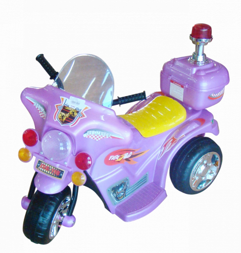 Аккумуляторный мотоцикл, розовый 6V
