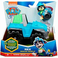 Paw Patrol Игровой набор Машинка с фигуркой Рекс, 15 см					