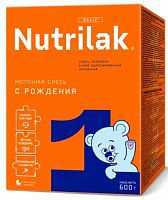 Nutrilak Детская молочная сухая смесь Nutrilak 1, с рождения, 600 г					