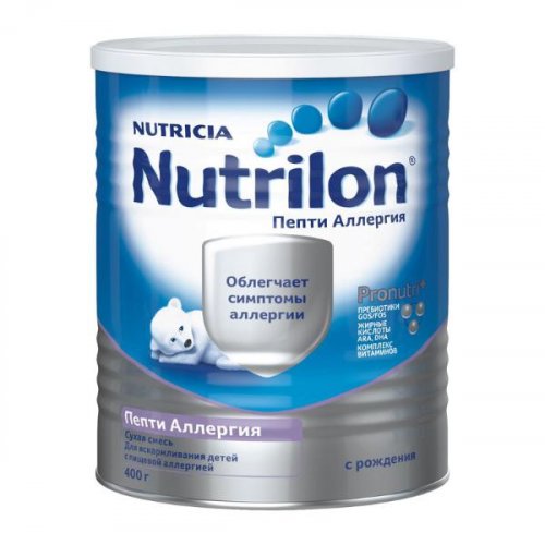 Nutrilon Сухая молочная смесь Пепти Аллергия с пребиотиками с рождения, 400 г