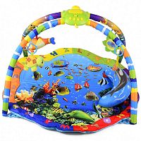 La-di-da Развивающий коврик Подводный Мир (со светом и музыкой), 87х87х48см