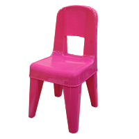 Детский пластиковый  стул "Я расту" розовый