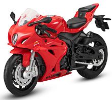 Автопанорама Мотоцикл металлический Suzuki GSR-R1000 / цвет красный					
