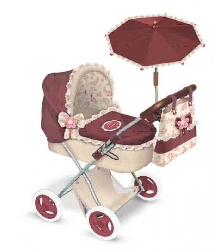 Decuevas Toys Коляска с сумкой и зонтиком серии Мартина, 65 см