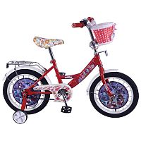 Детский велосипед "Enchantimals" 16", с корзиной, цвет / коралловый-белый					