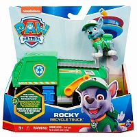 Paw Patrol Игровой набор Машинка с фигуркой Рокки, 15 см					