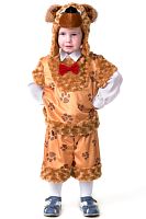 Батик Карнавальный костюм для мальчиков Собачка Бобик / рост 104 см, от 4 лет / цвет коричневый					