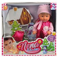 Dimian Интерактивная кукла "Nena", зимний набор, 36 см					