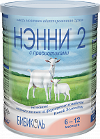 Бибиколь Сухая молочная смесь Нэнни 2 с пребиотиками / 400 г					