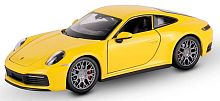 Welly Машинка Porsche 911 Carrera S4 / цвет желтый					