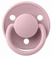 Bibs Пустышка De Lux Latex, от 6 месяцев / цвет Pink Plum (розовый)					