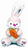 Мягкая игрушка "Кролик с морковкой"					