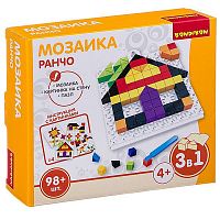 Bondibon Логические, развивающие игры и игрушки  Мозаика Ранчо 98 деталей, в коробке 16x4x14 см