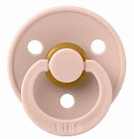 Bibs Пустышка Colour Latex Symmetrical, 0-6 месяцев / цвет Blush (розовый)					