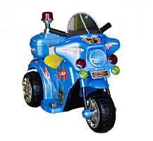 Аккумуляторный мотоцикл, синий 6V