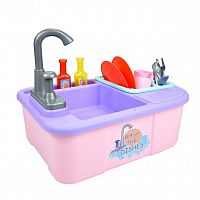 Be In Fun Игровой набор-раковина "Моем посуду", цвет / розовый