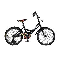City-Ride Детский велосипед Roadie, диск 18, стальная рама, цвет / черный					