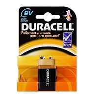 Батарейка алкалиновая DURACELL Basic 9V / блистер 1 шт					