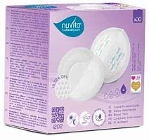 Nuvita Одноразовые прокладки для груди Day and Night Time Breast Pads, 30 штук					