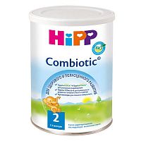 HIPP Заменитель Молока 2 Combiotic, с 6 месяцев, ж/б