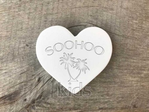 Soohoo Декоративное Сердечко Белое для ламелей детской кроватки
