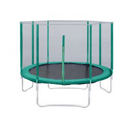 Кмс батут с защитной сеткой "trampoline 12" диаметр 3,7 м