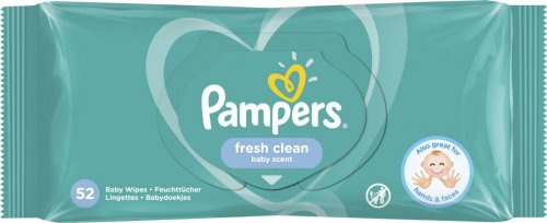 PAMPERS Детские влажные салфетки Fresh Clean 52 ПрепакКор