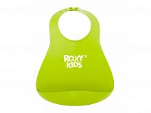 Roxy-Kids Нагрудник Roxy мягкий / зелёный					