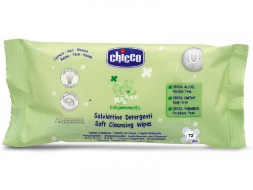 Салфетки очищающие Chicco "Baby Moments", 16 шт