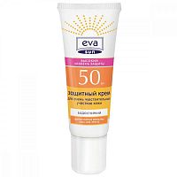 Eva Защитный крем для очень чувствительных  участков кожи SUN 25 мл spf 50