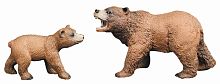 Паремо Фигурки серии "Мир диких животных": Семья бурых медведей					